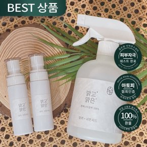 천연 피톤치드 룸스프레이 고급원액500ml+40ml+40ml 잎편백수 냄새제거 공기 섬유탈취제 향수 드레스퍼퓸