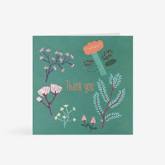 바보사랑 나무꽃 감사 카드