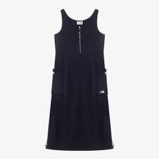 [노스페이스 공식] NT7ZR30J 화이트라벨 여성 아이스런 원피스_BLACK