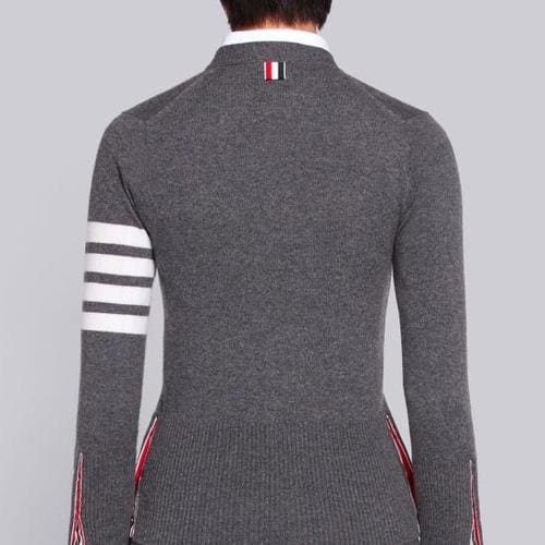 톰브라운 가디건 FKC001A00011035 MED GRAY DOM