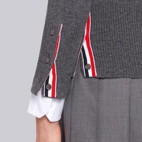 톰브라운 가디건 FKC001A00011035 MED GRAY DOM