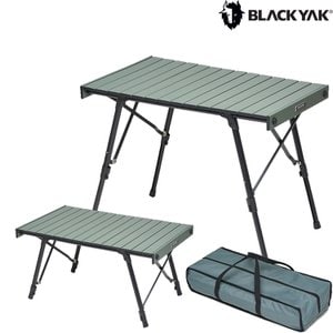 블랙야크 [필드롤테이블] 롤 형태의 상판 구조와 높낮이 조절이 가능  접이식 알루미늄 테이블