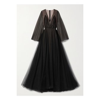코스타렐로스(Costarellos) 코스타렐로스 Jolie Tulle Gown 블랙 42247633208393192