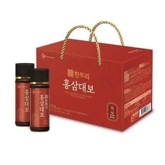 CJ제일제당 [2개 구매시 50%][쿠폰 적용가:35,910원][CJ] 한뿌리 홍삼대보 병 10입