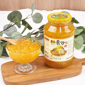 전남 고흥유자로 만든 유자차/유자청 1kg*2병