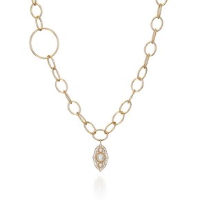 KATE pearl chain necklace