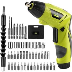 영국 블랙앤데커 드릴세트 DEWINNER Electric Cordless Screwdriver Drill Driver Set USB 3.6V