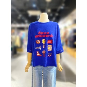 베네통 [여주점] 인타샤 반팔 니트 (BAKPA2611)