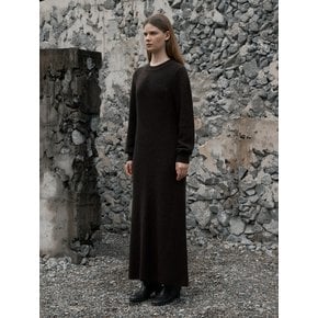 ALPACA BLEND KNIT LONG DRESS