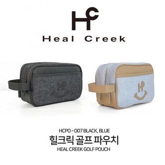 힐크릭 투지퍼 골프 파우치 HCPO - O07 2color