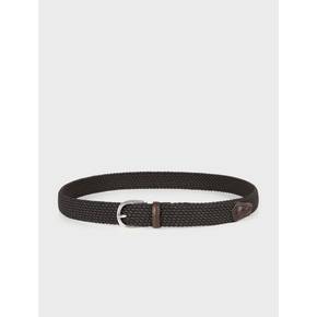 [본사직영] Made In Italy 가죽 트리밍 우븐 벨트 F-QBELT01