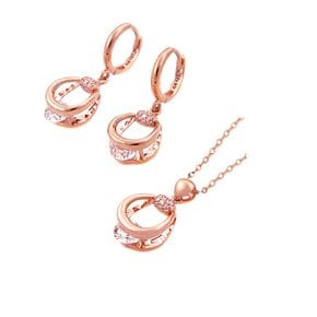 14K GOLD [목걸이+귀걸이] P12415-1