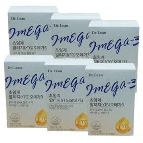 송중기 닥터린 초임계 알티지 오메가3 30캡슐x6박스