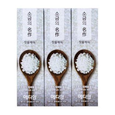  솔트에너지 치약 120g x 3개입-잇몸케어 메디안 (WA04197)