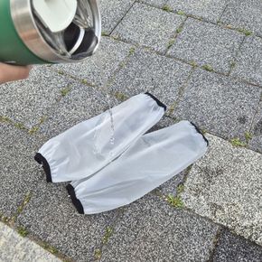 반투명 방수 팔토시 한쌍 미술시간 작업용 조리 업체