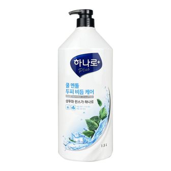 엄지척 애경 하나로 플러스 쿨 멘톨 케어 샴푸 1500ml -O