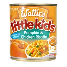 와티스 리틀 키즈 호박 치킨 리조또 간편 유아식 1-3y Watties Little Kids Risotto 220g 4개