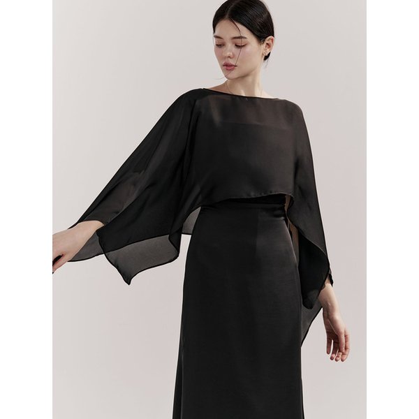 [APHRODITE] 01 Cape Dress (Black)