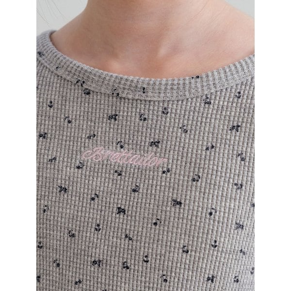 타이니 플로럴 와플 티(메란지)