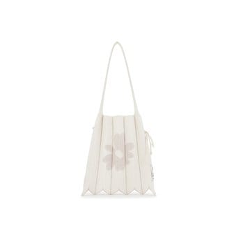 조셉앤스테이시 Lucky Pleats Knit S Daisy Cream White