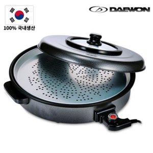  대원정밀 큰집 피자팬 찜기 원형잔치팬 전기후라이팬 DW-99000