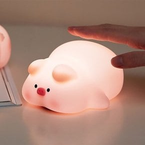 돼지 실리콘 무드등