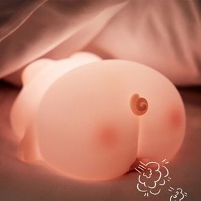 돼지 실리콘 무드등