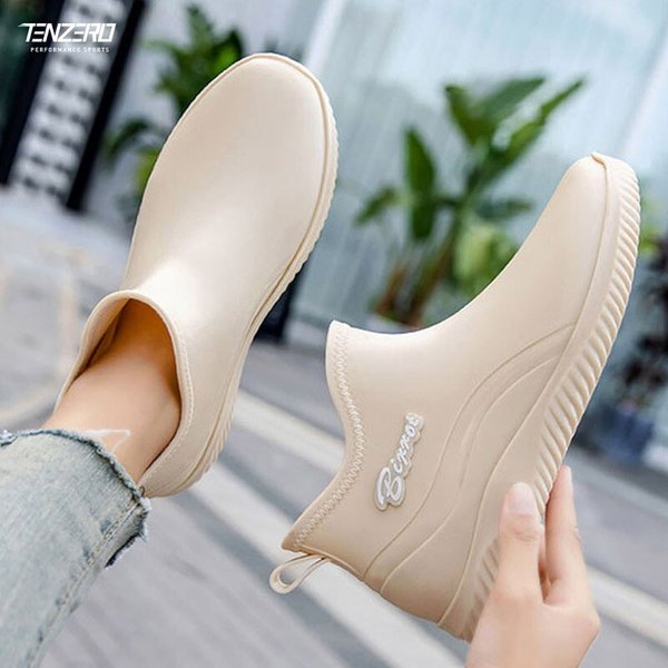 텐제로 남녀 소프트 단목 레인부츠 5컬러 장화 방수장화 작업화 고무장화