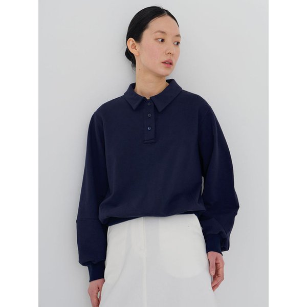 Soft mood sweat top clean navy