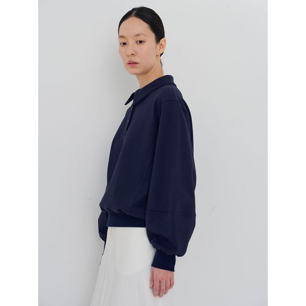 Soft mood sweat top clean navy