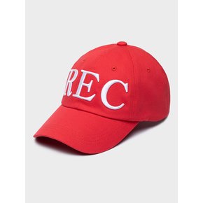 REC BIG LOGO BALLCAP RED