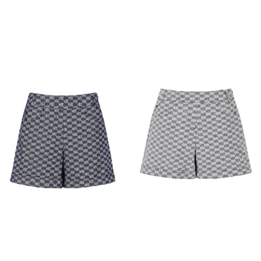 마스터바니 (421E1PS391) 25S/S 여성 자카드 패턴 하이웨스트 A라인 팬츠
