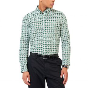 4272602 Ben Sherman Retro Geo Print Button-Down Shirt