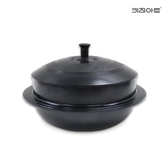 키친아트 금상첨화 세라믹코팅 주물냄비 가마솥 20cm