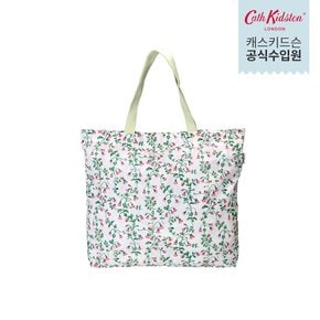 라지 폴더웨이 토트 트윈 플라워 에크루 (CK-BN07993)