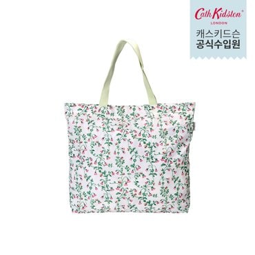 캐스키드슨 라지 폴더웨이 토트 트윈 플라워 에크루 (CK-BN07993)