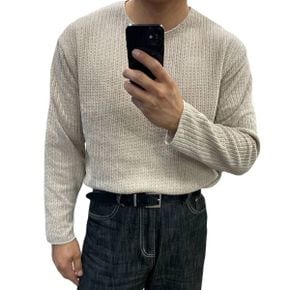 남자 티셔츠 가을겨울 벨루어 골지 니트_P349853883