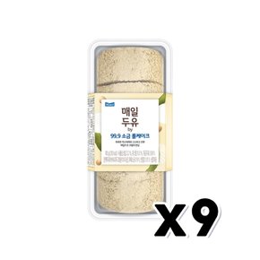 매일두유 99.9 소금 롤케이크 베이커리빵 100g x 9개