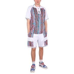 Shorts MARCELO BURLON X KAPPA BERMUDA SHORTS WHITE CMVH004_S23FAB0010184