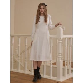 A3464 Etoile round one-piece_White