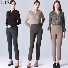 [리스트(LIST)] 허리밴딩 극강 날씬핏 슬림베이직 팬츠 (택가격 138000원)