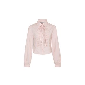 ELIN SHIRRING SHIRT pink