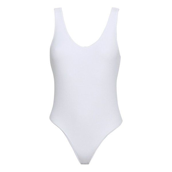 Boy ribbed stretch-modal bodysuit 화이트 3207868841321