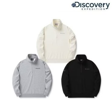 디스커버리 24S/S 공용 카고포켓 트레이닝 반집업 DXTR2A041