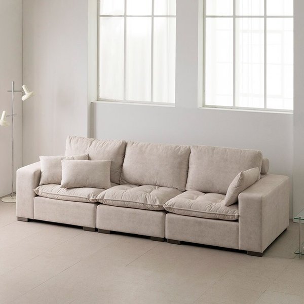 포근한 감성 생활방수 조야패브릭 쇼파 (4인) TP904