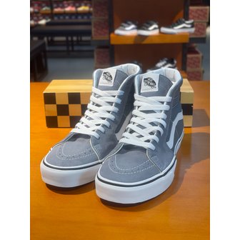 반스 [여주점] (남여공용) 스니커즈 컬러 띠어리 스케이트 하이 (그레이) (VN000BW7RV2)