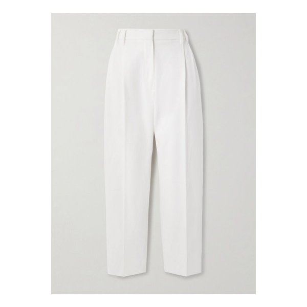 브루넬로쿠치넬리 플리츠 코튼 블렌드 트윌 테이퍼드 팬츠 46376663162854295