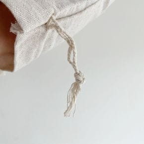린넨 복조리 마 스트링 더스트백 조리개 10x14cm 우치 삼베 주머니 속 포장 파 이너백