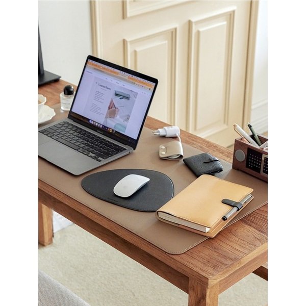 누보 마우스패드 가죽 논슬립 데스크테리어