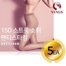 비너스 VN_VST1146B 15D 스트롱 소취 팬티스타킹 x5개 (살구,커피,블랙/M-L)